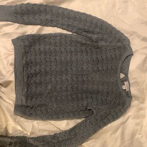 small grey loft sweater